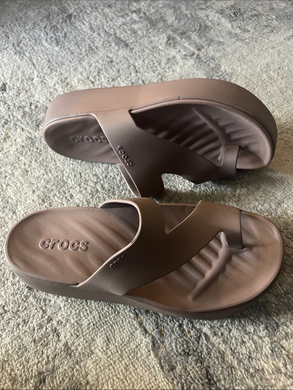 Crocs Getaway Platform Sandal Truffle 7